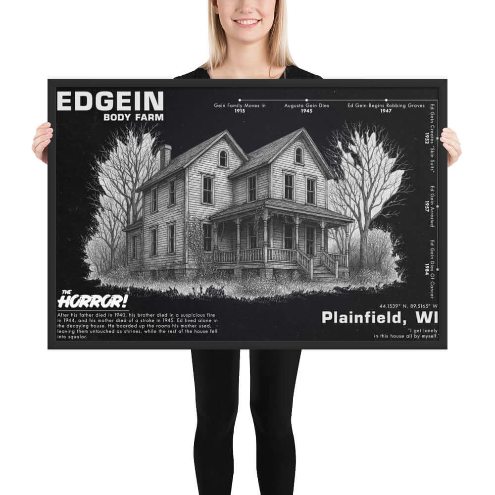 Ed Gein Body Farm | Horror Poster