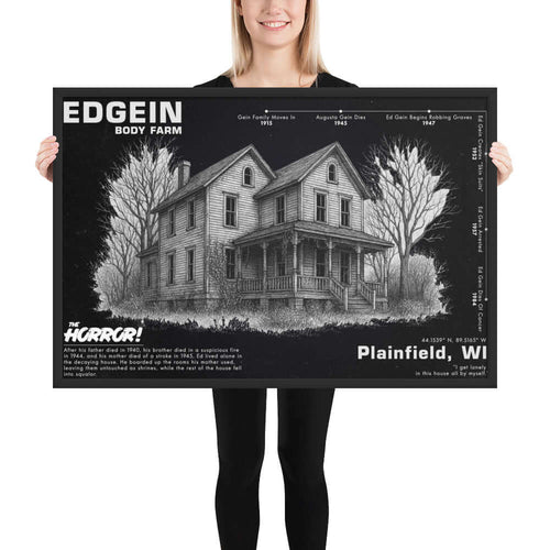 Ed Gein Body Farm | Horror Poster