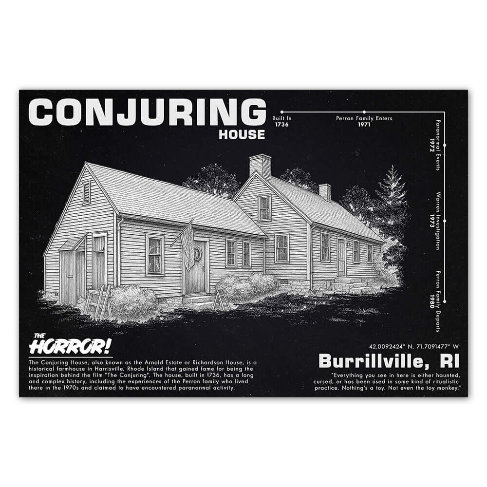 Conjuring House | Horror Poster