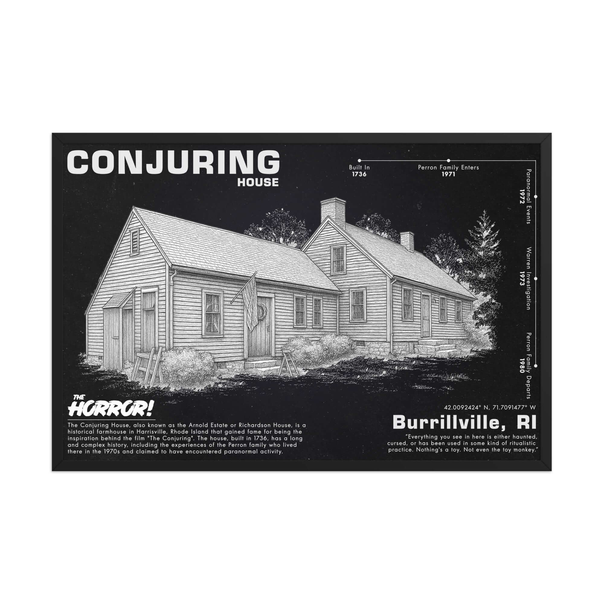 Conjuring House | Horror Poster