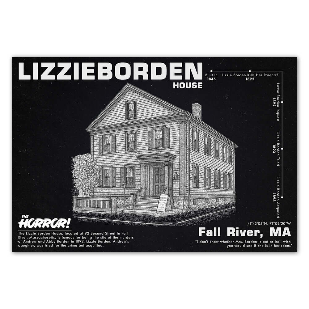 Lizzie Borden House | Horror Poster