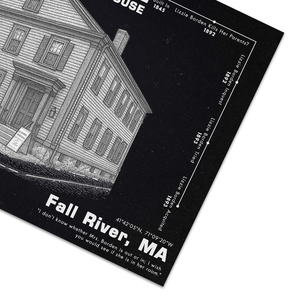 Lizzie Borden House | Horror Poster