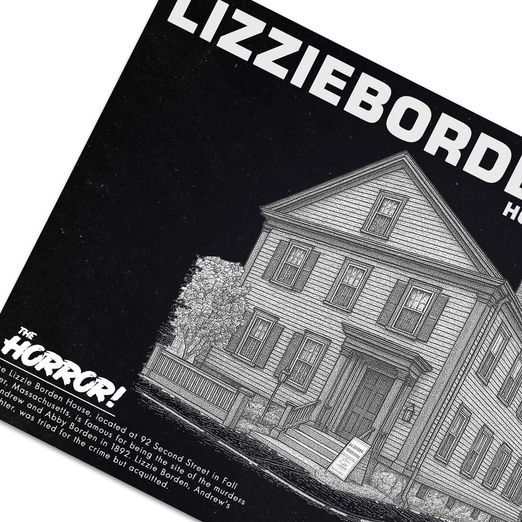 Lizzie Borden House | Horror Poster