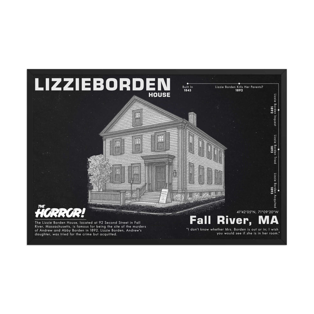 Lizzie Borden House | Horror Poster