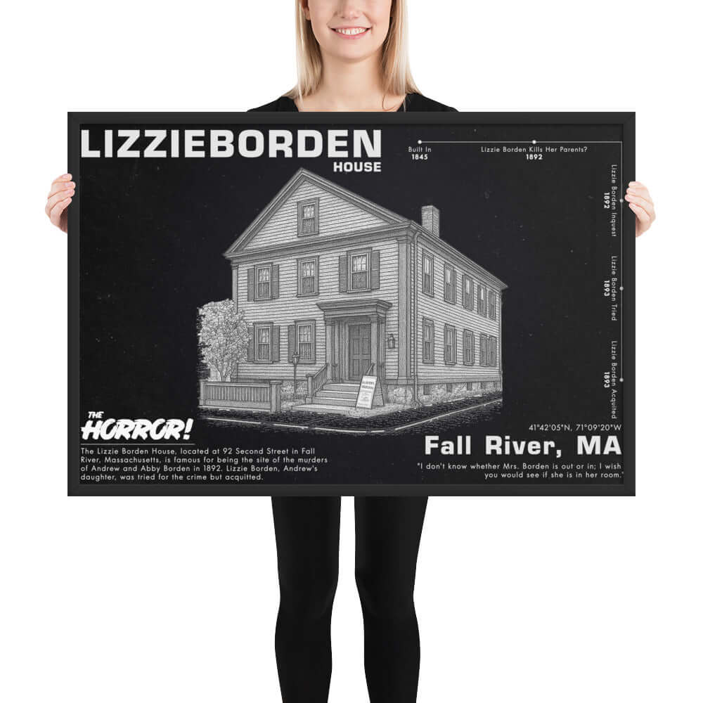 Lizzie Borden House | Horror Poster