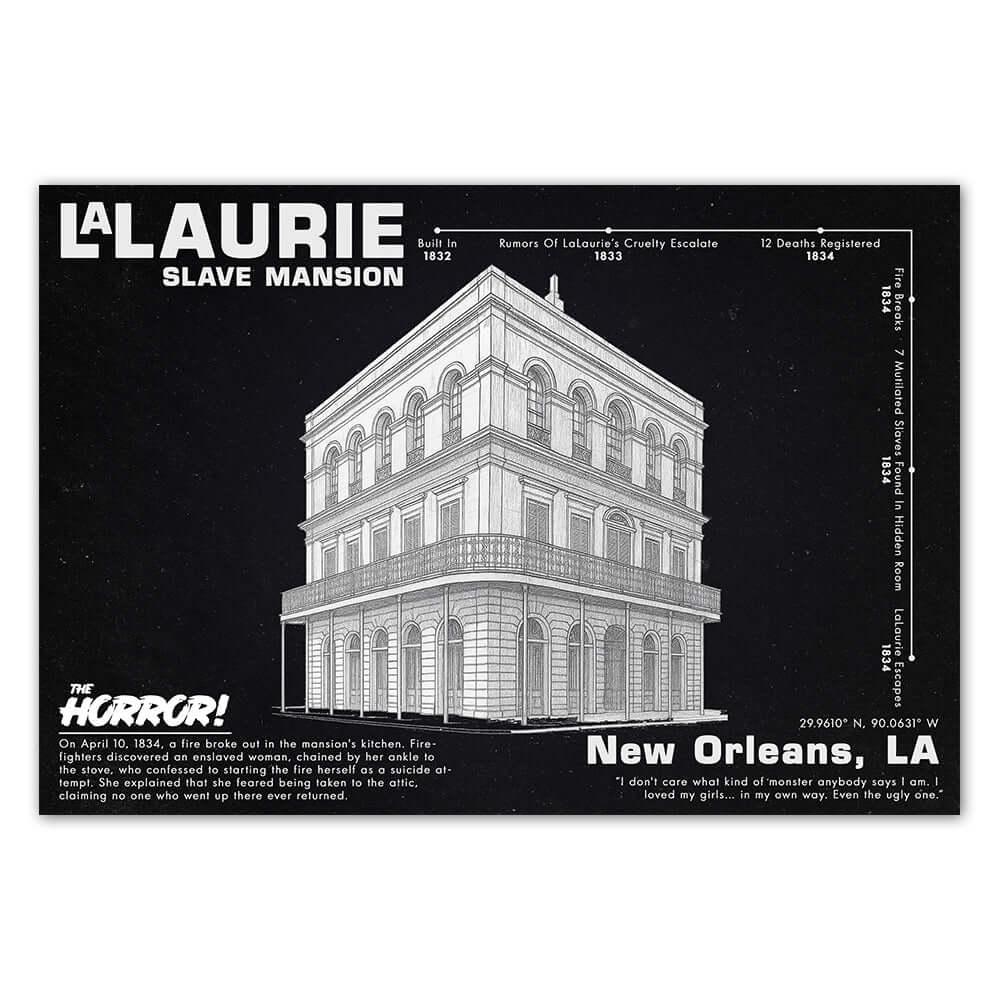 LaLaurie Slave Mansion | Horror Poster