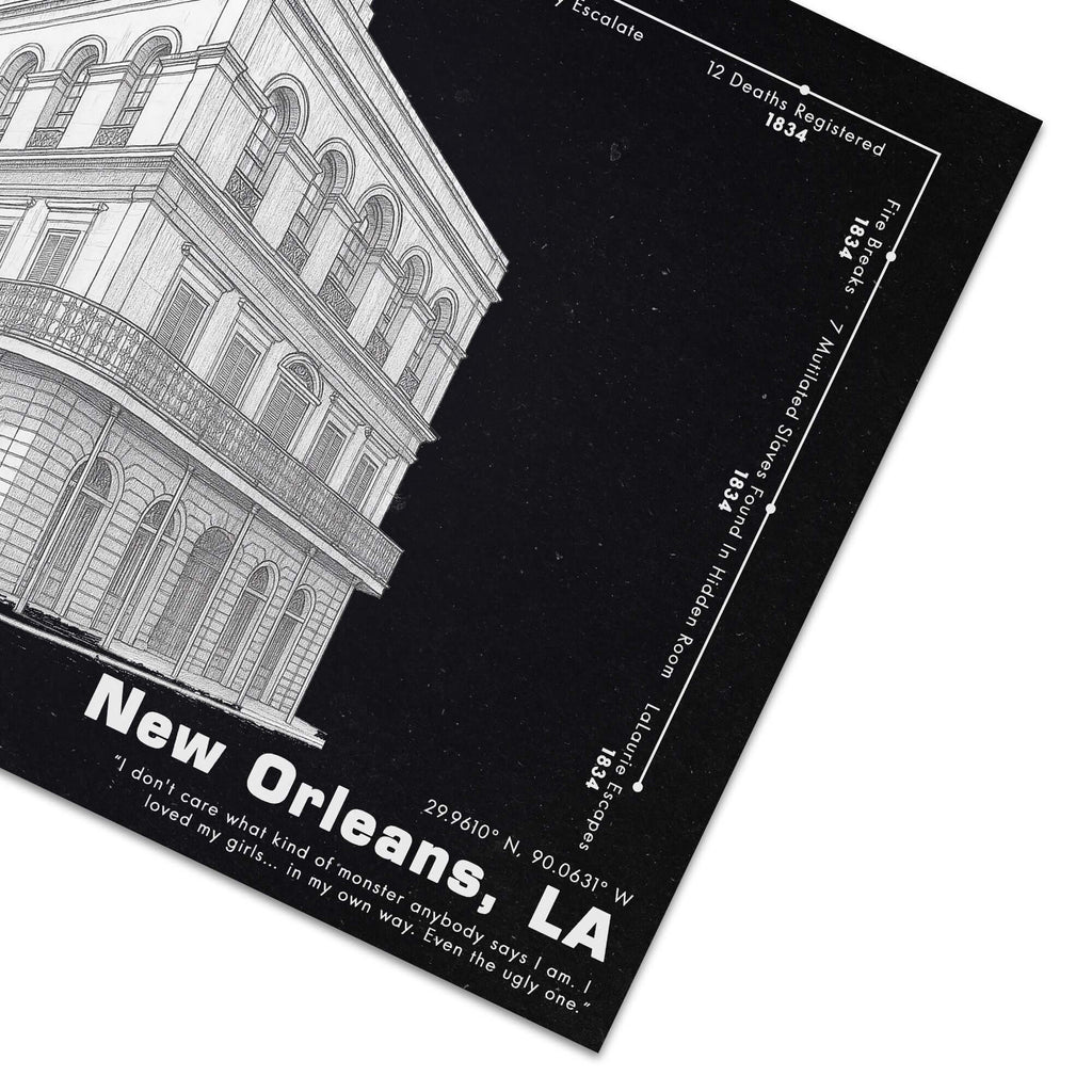 LaLaurie Slave Mansion | Horror Poster