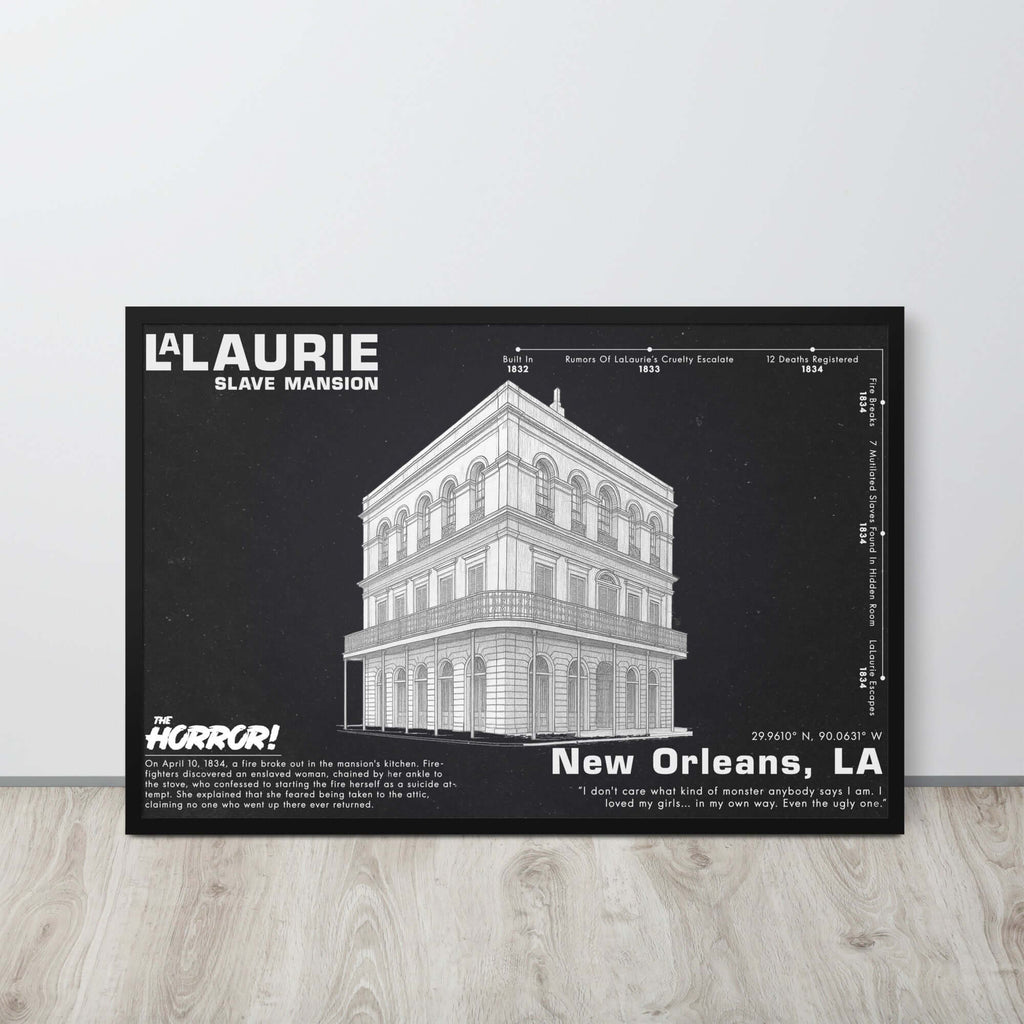 LaLaurie Slave Mansion | Horror Poster