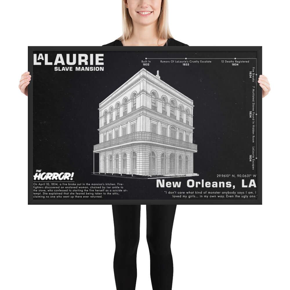 LaLaurie Slave Mansion | Horror Poster