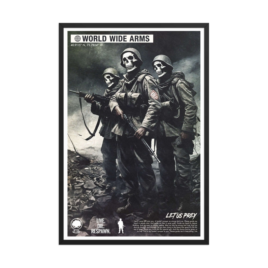 Let Us Prey | World Wide Arms Skull Soldiers Poster