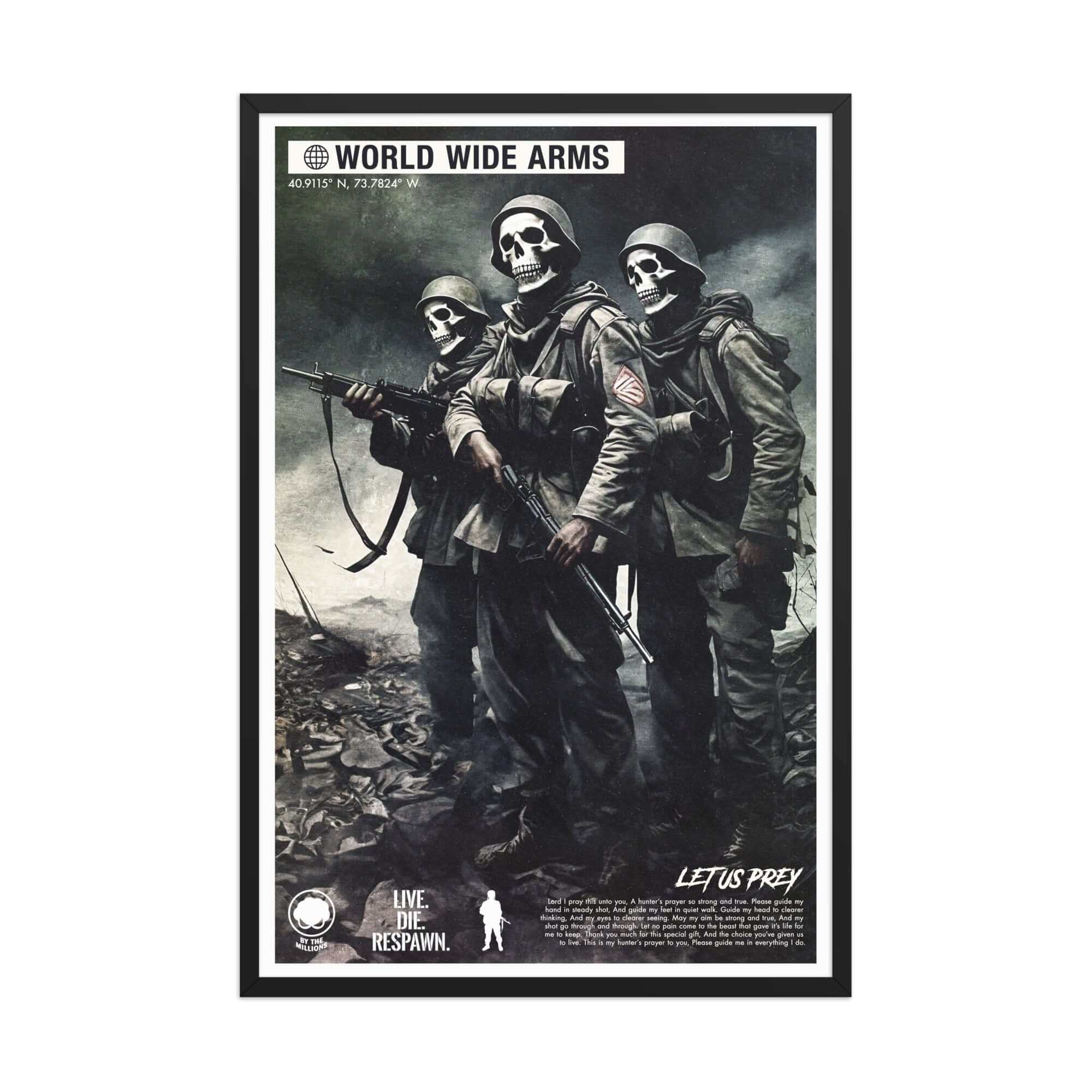 Let Us Prey | World Wide Arms Skull Soldiers Poster