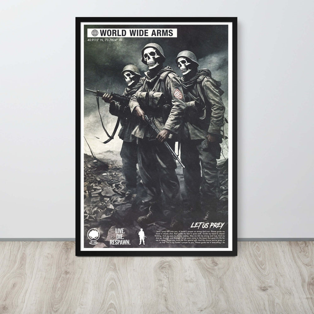 Let Us Prey | World Wide Arms Skull Soldiers Poster