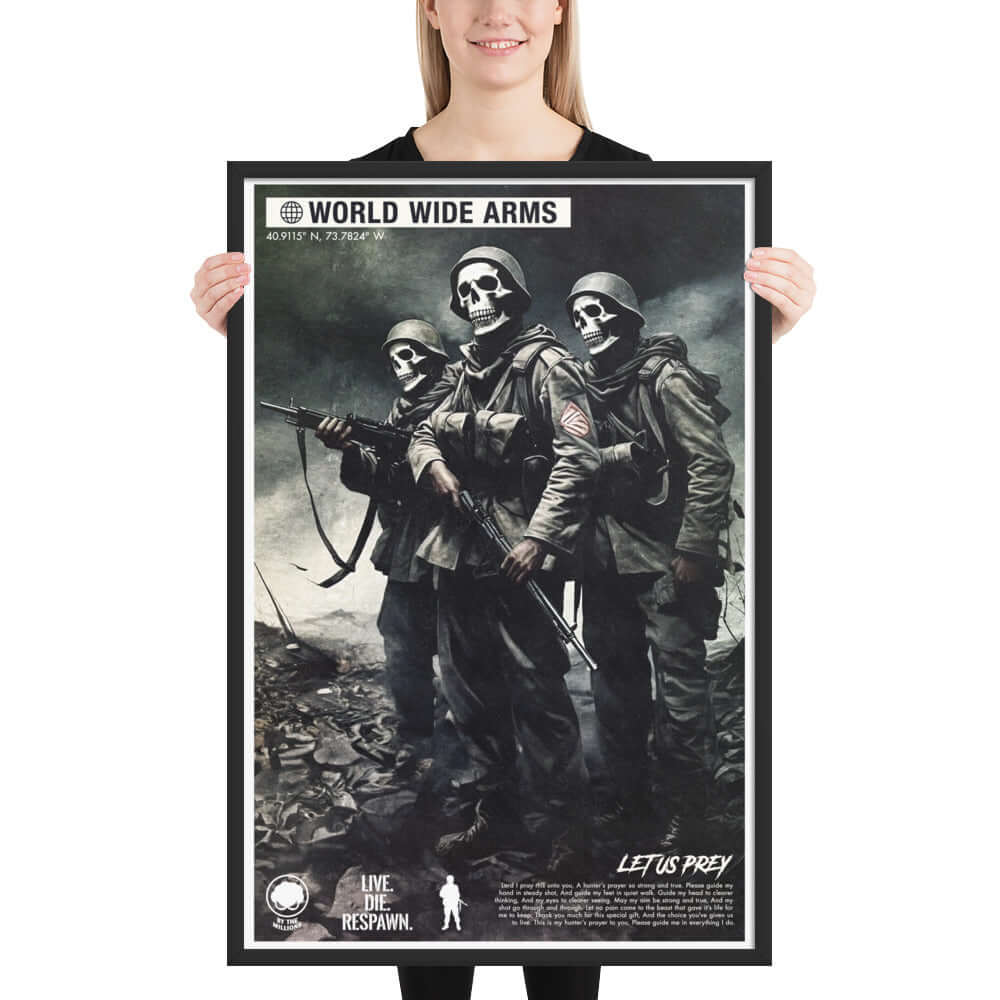 Let Us Prey | World Wide Arms Skull Soldiers Poster