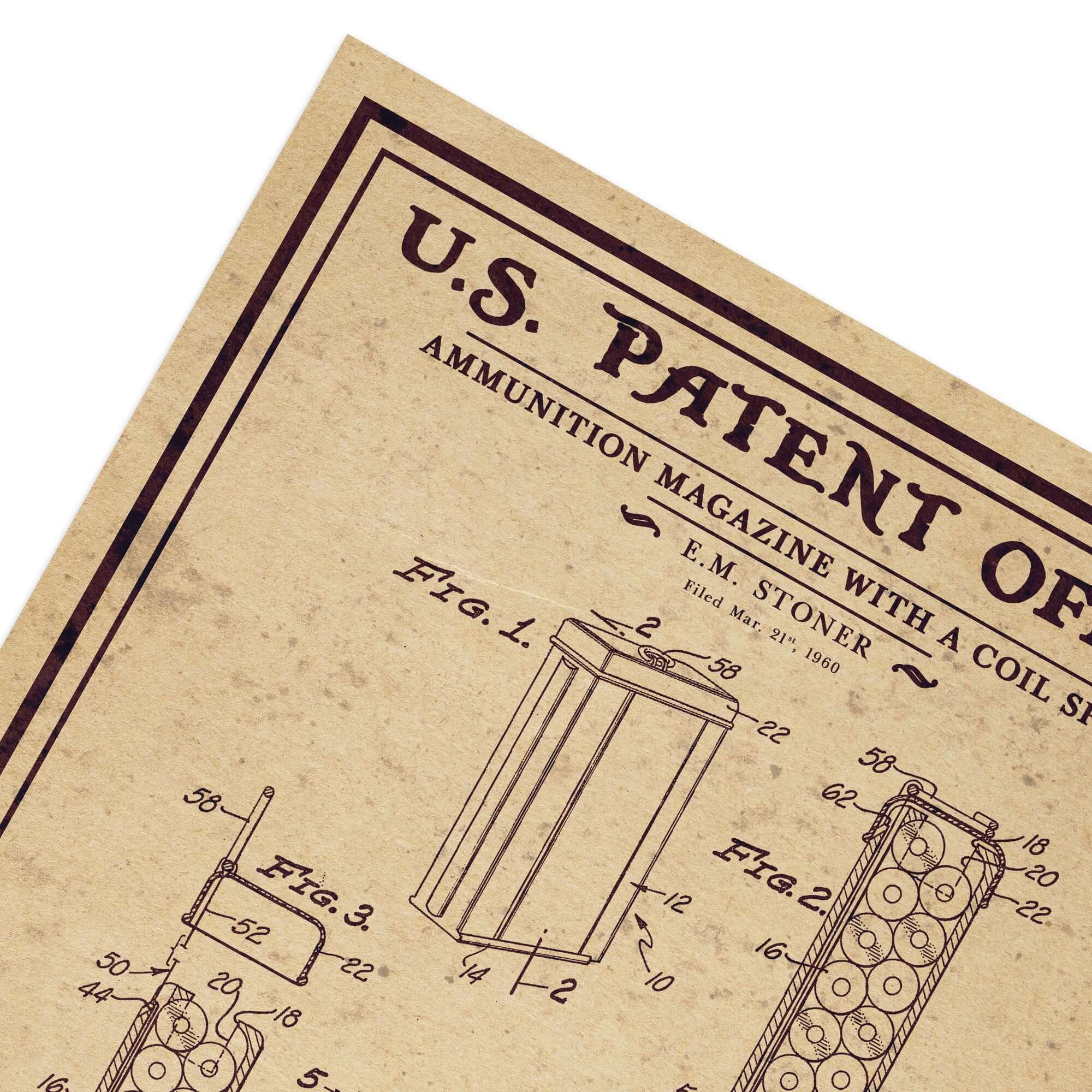 Ammo Magazine | Patent Poster.