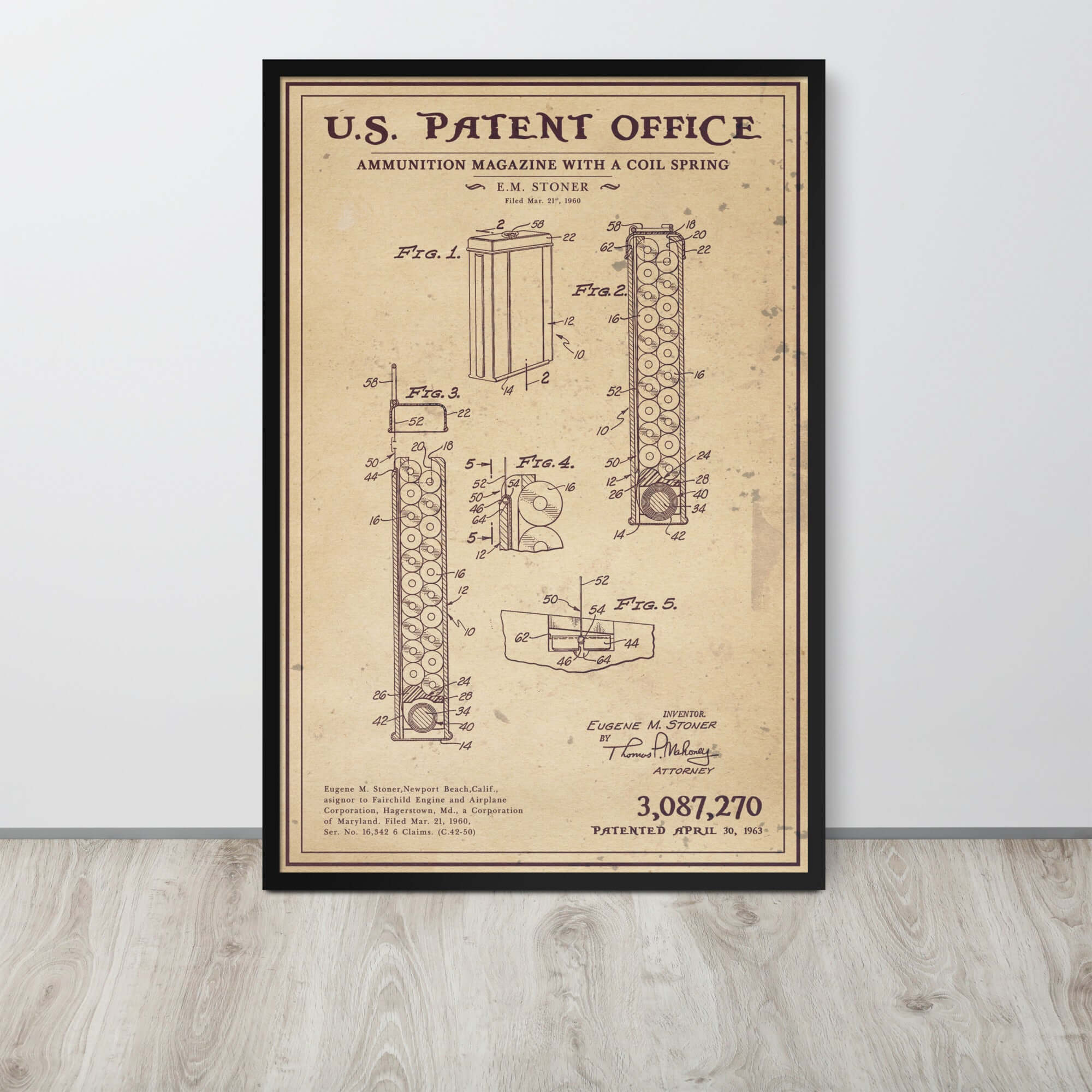 Ammo Magazine | Patent Poster
