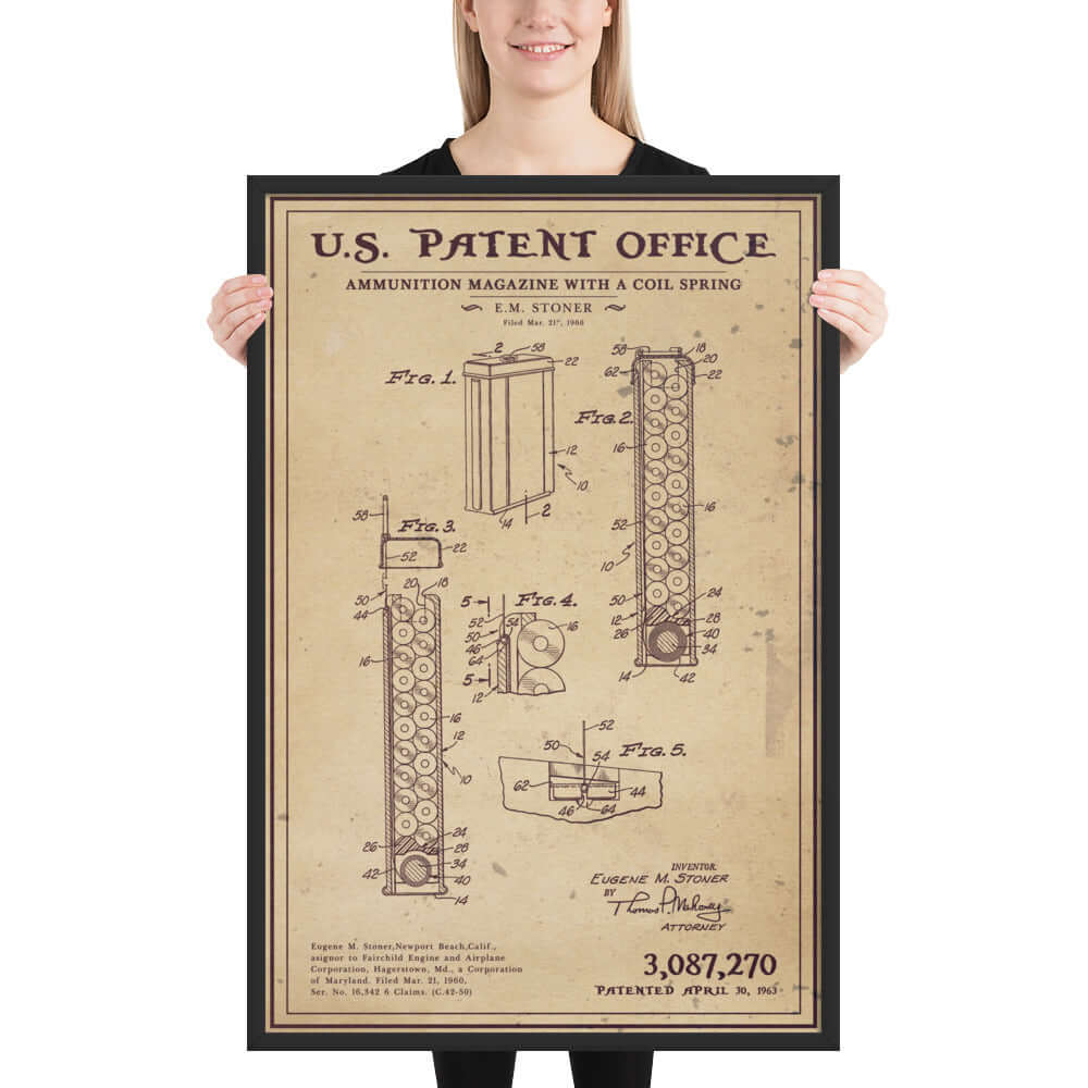 Ammo Magazine | Patent Poster