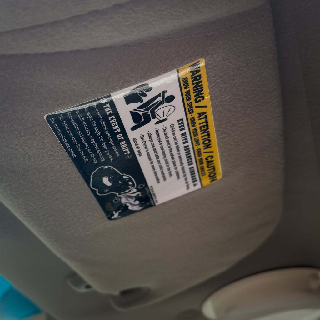 View details for Panther Platform Visor Airbag Warning Tag Panther Platform Visor Airbag Warning Tag