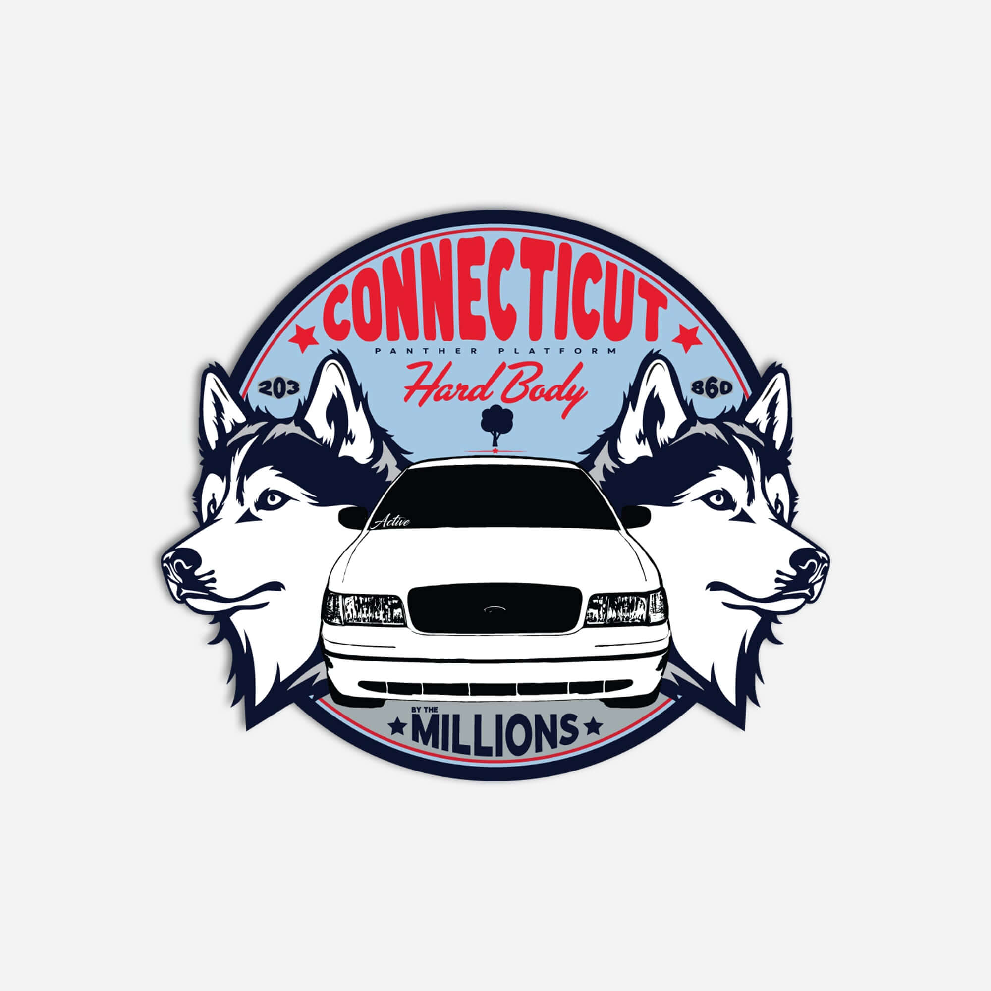 Panther Platform State Factions Stickers