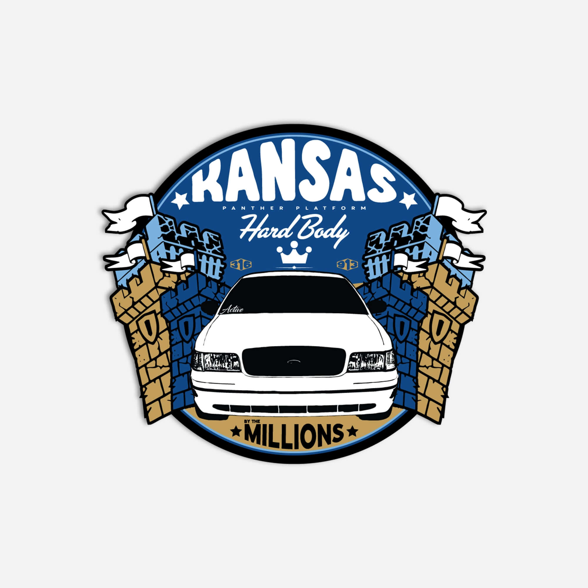 Panther Platform State Factions Stickers