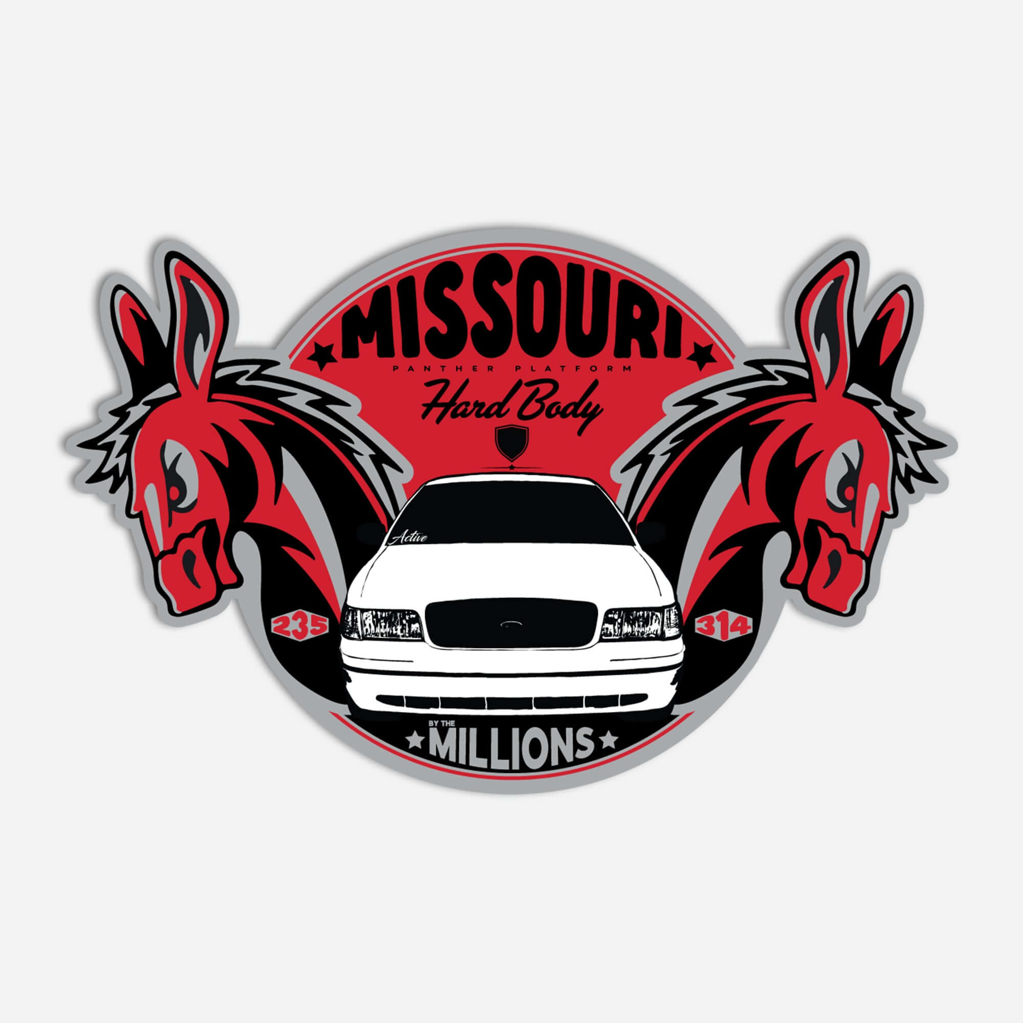 Panther Platform State Factions Stickers