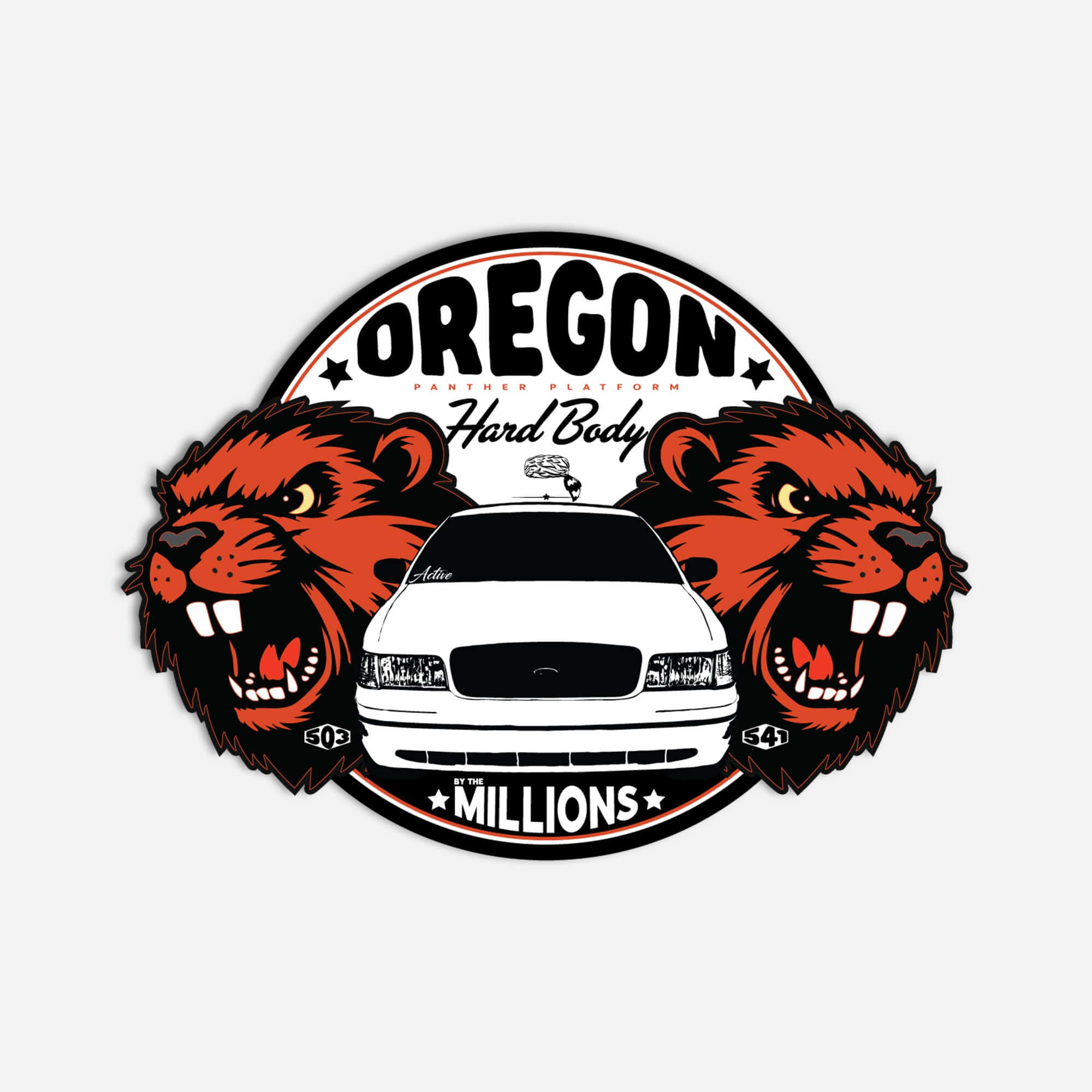 Panther Platform State Factions Stickers