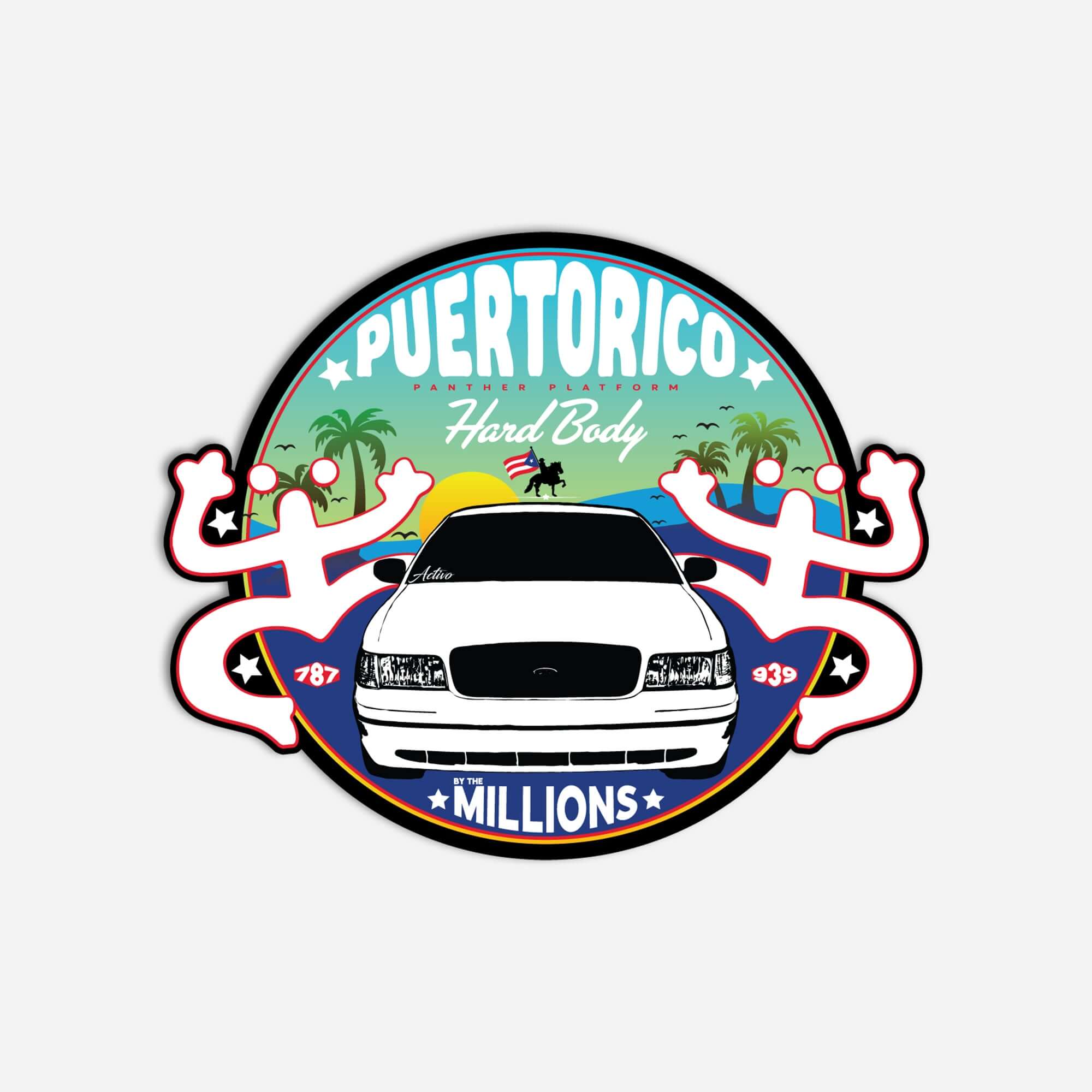 Panther Platform State Factions Stickers