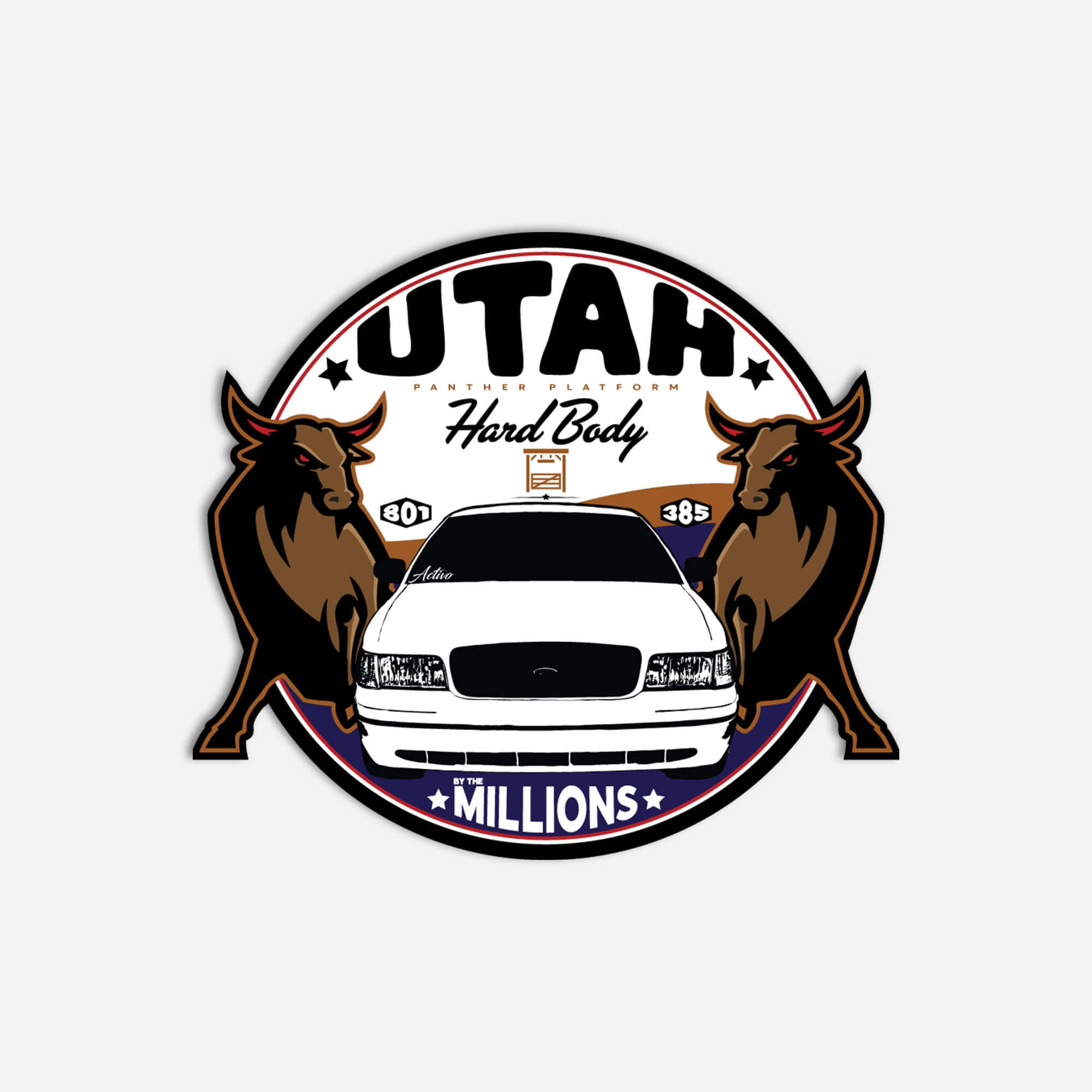 Panther Platform State Factions Stickers