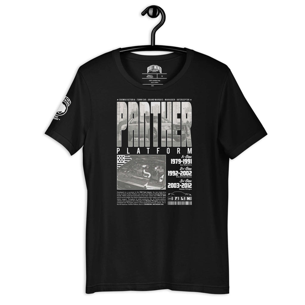 Panther Platform History Unisex t-shirt