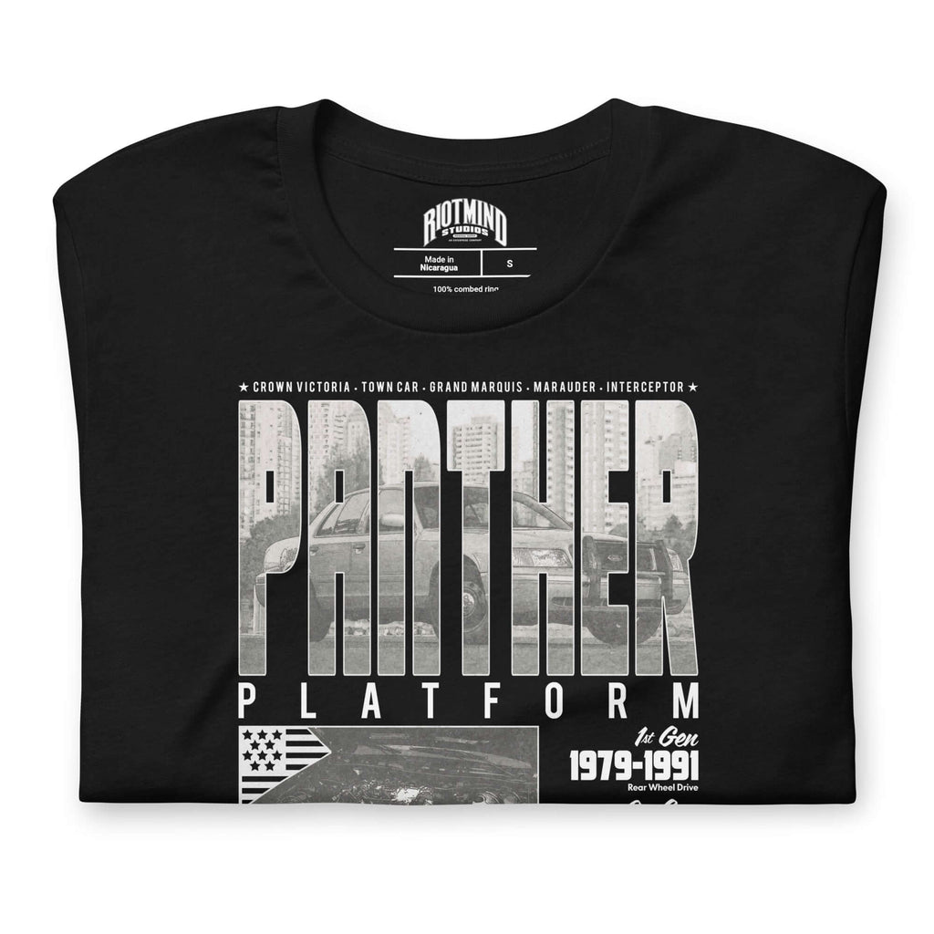 Panther Platform History Unisex t-shirt