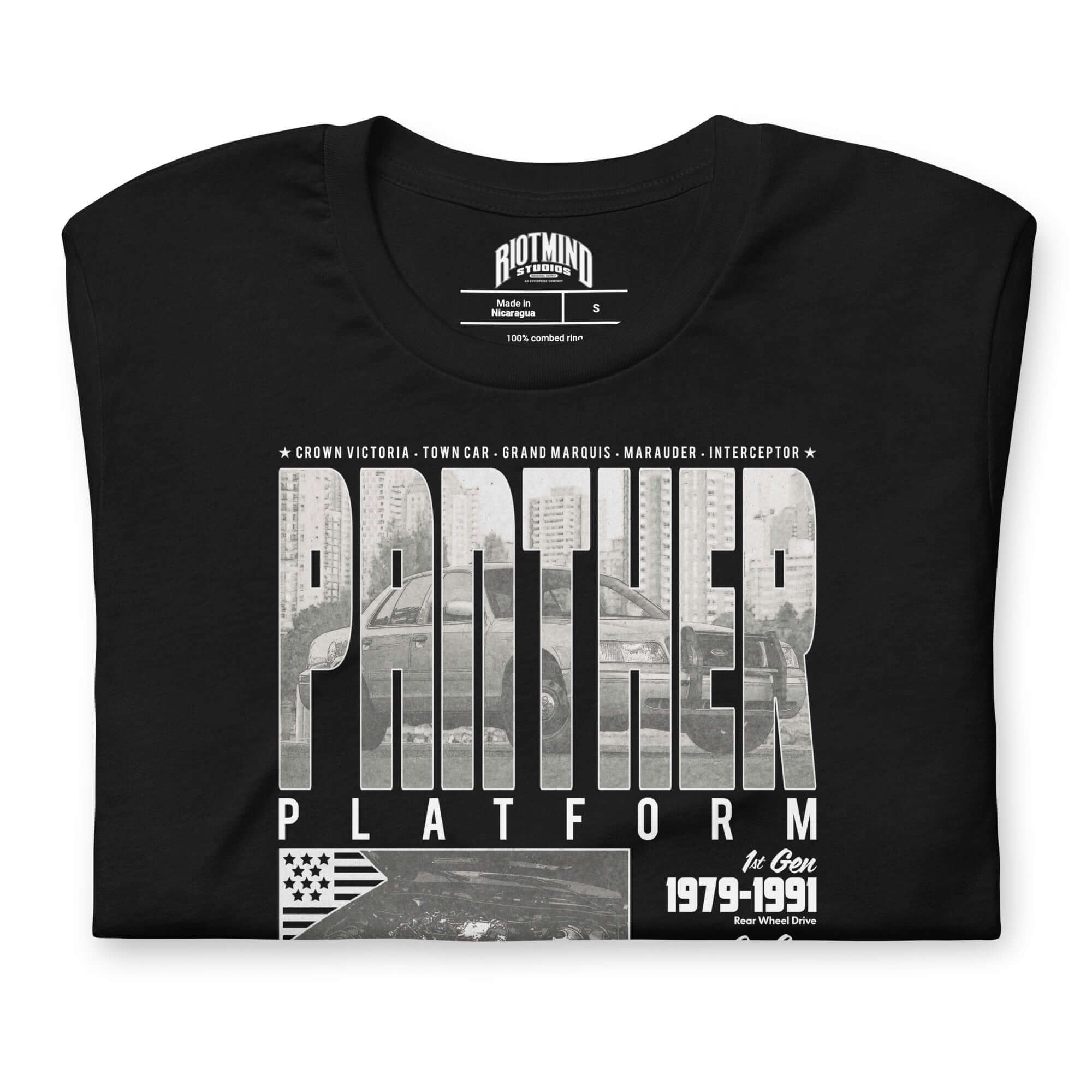 Panther Platform History Unisex t-shirt
