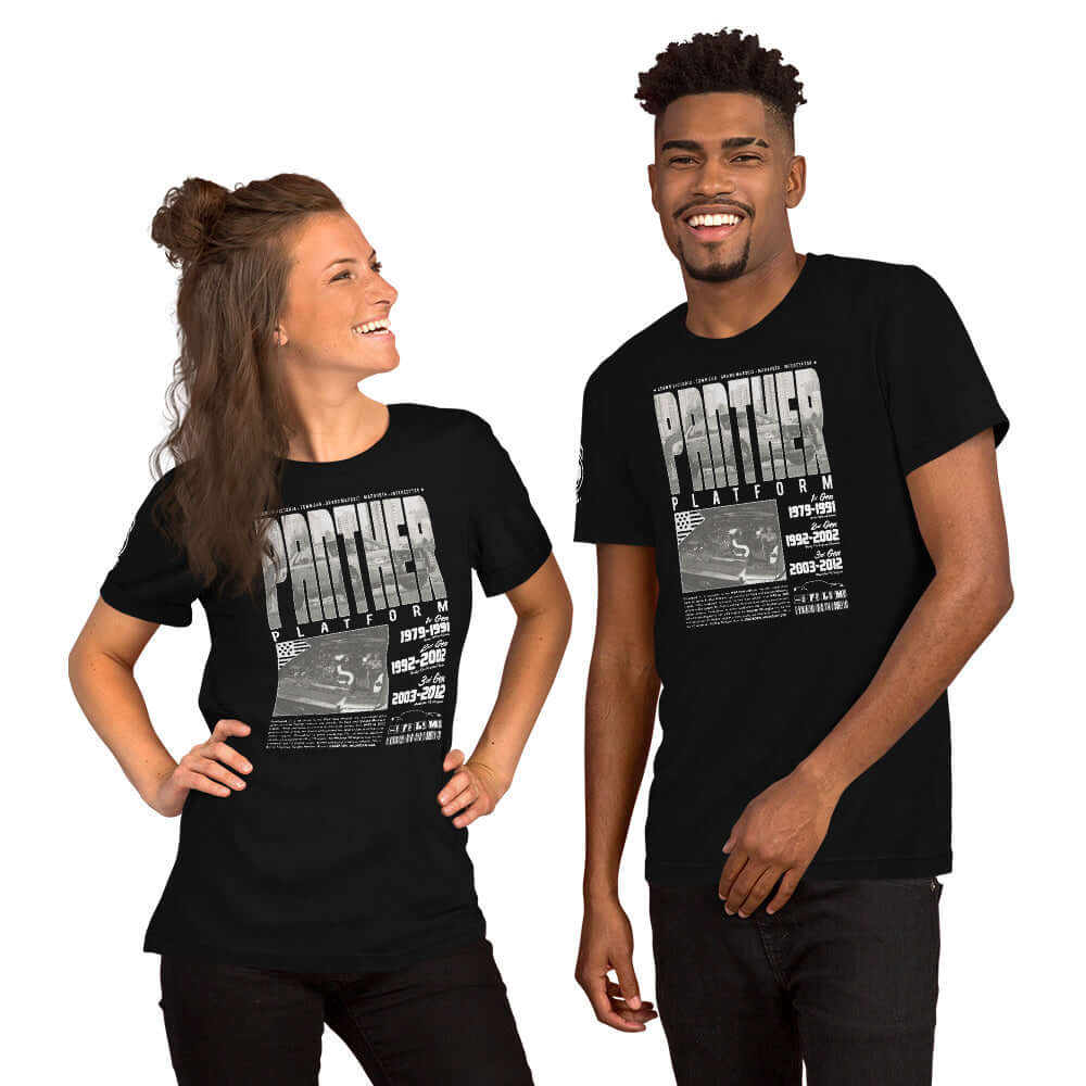 Panther Platform History Unisex t-shirt