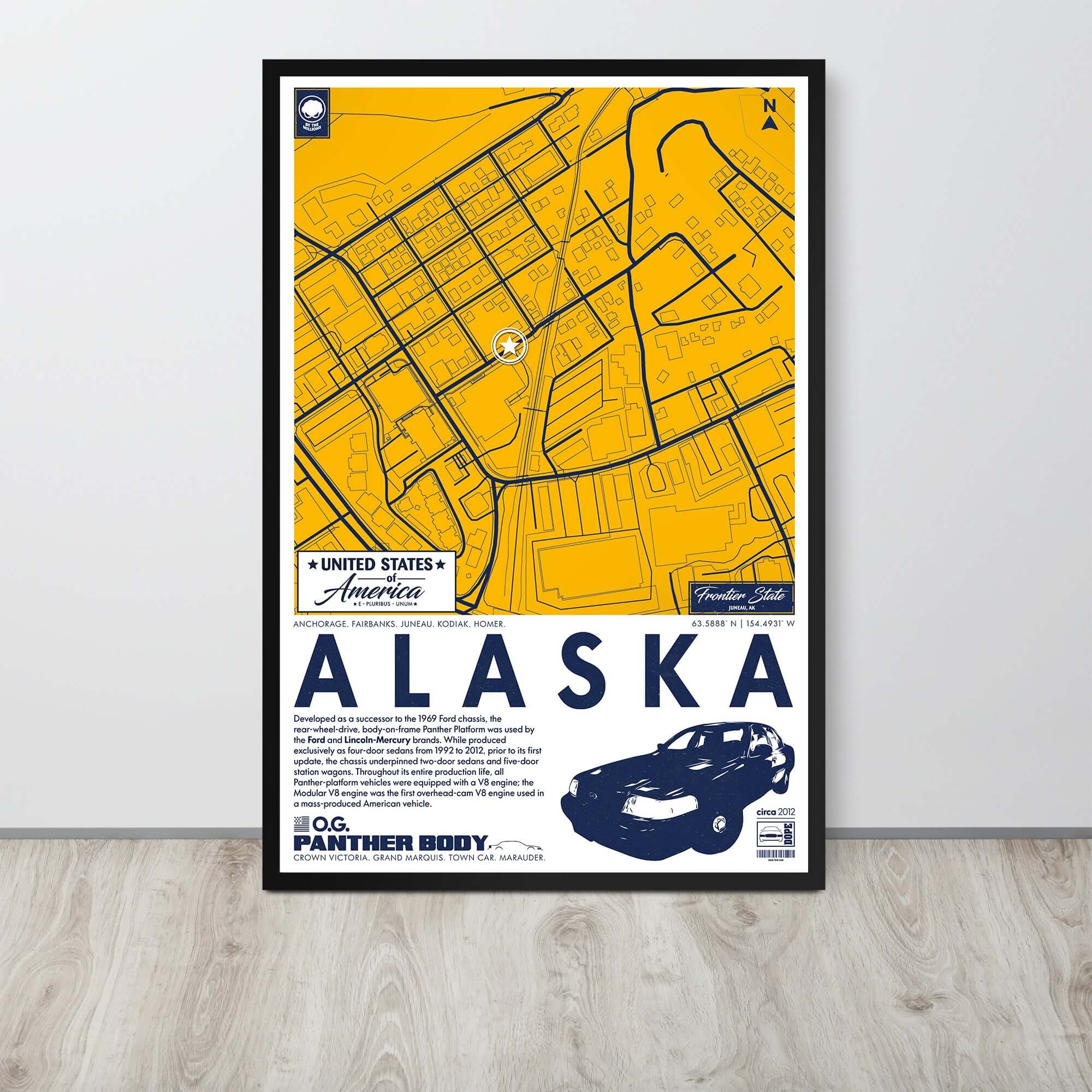 Panther Platform City Map Poster
