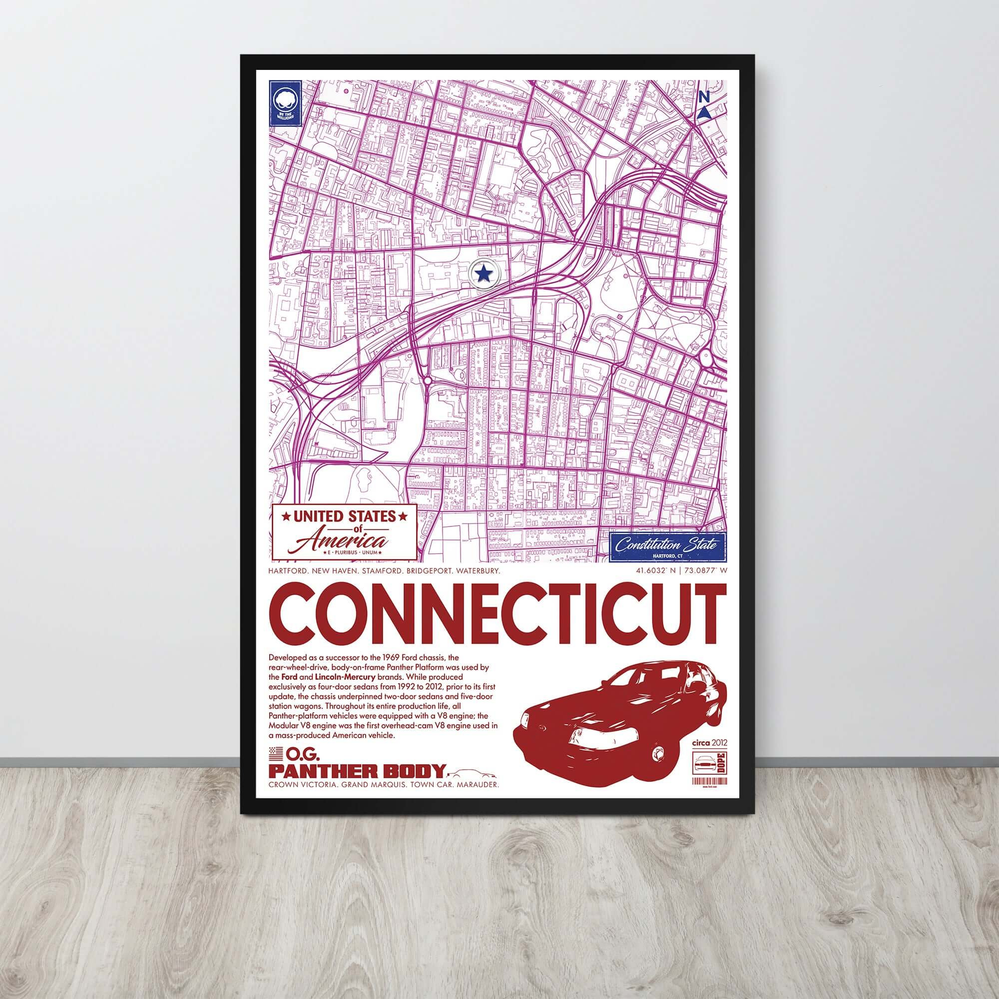 Panther Platform City Map Poster