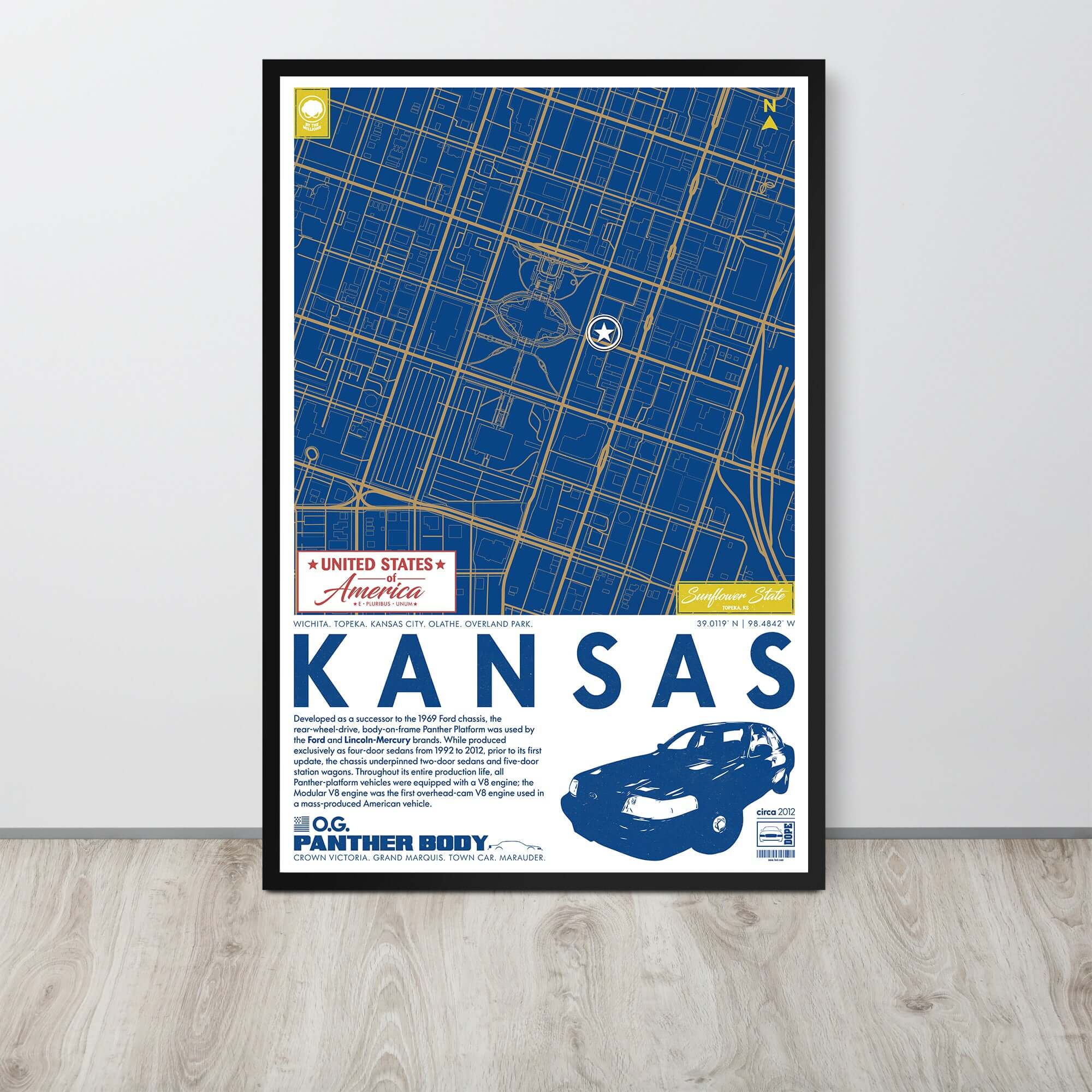 Panther Platform City Map Poster