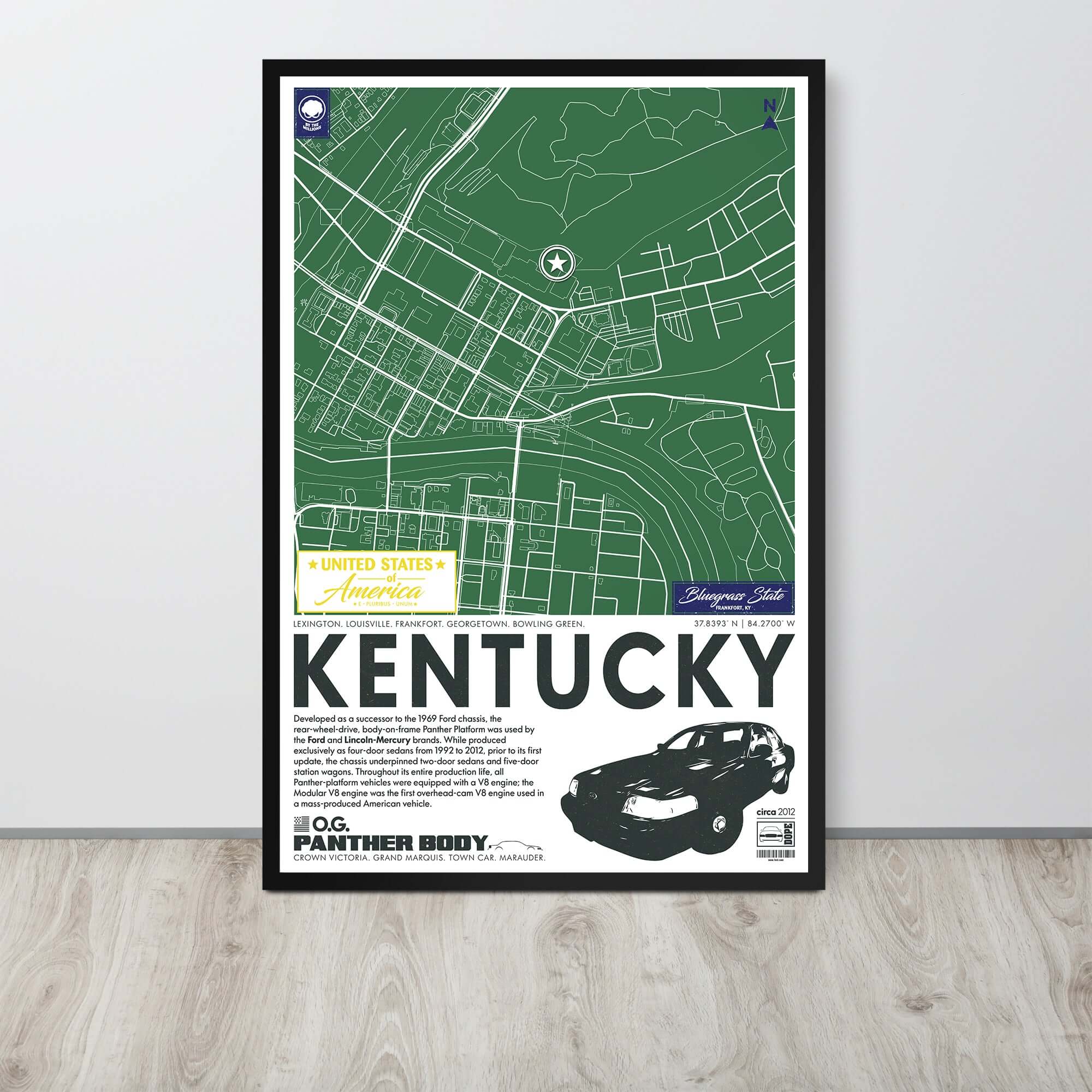 Panther Platform City Map Poster
