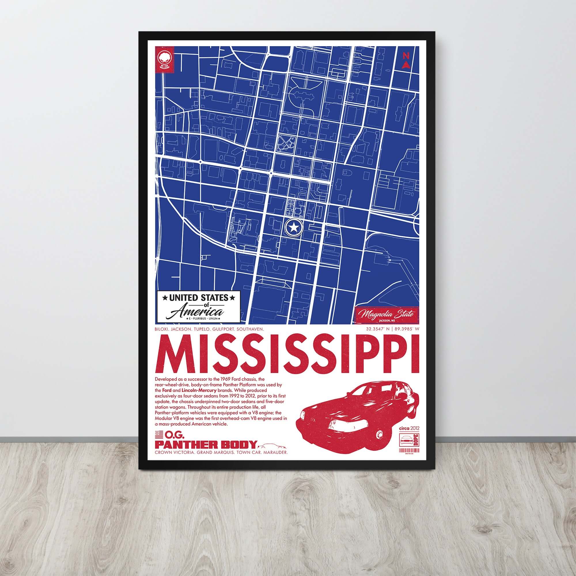 Panther Platform City Map Poster
