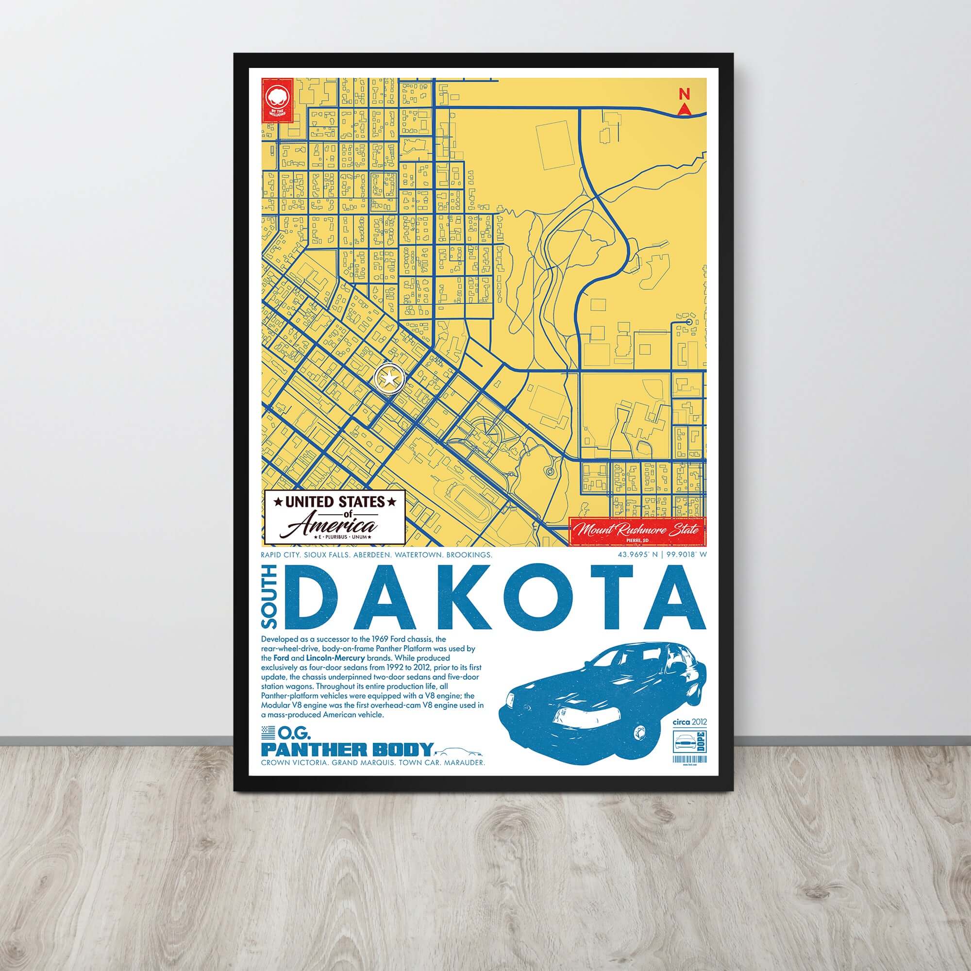 Panther Platform City Map Poster