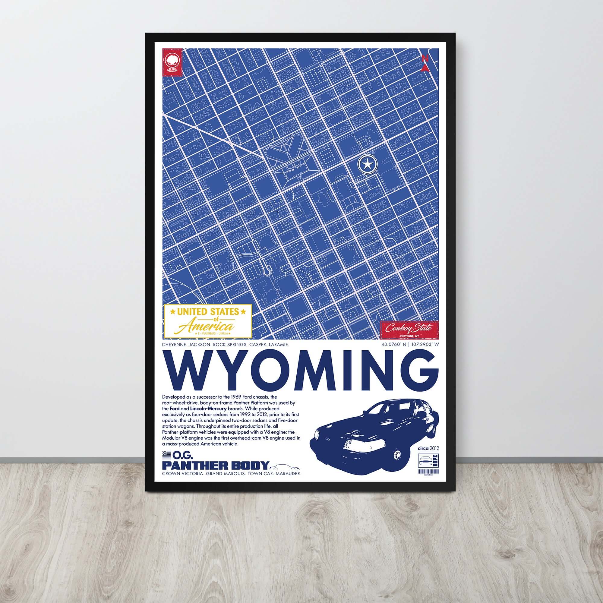 Panther Platform City Map Poster