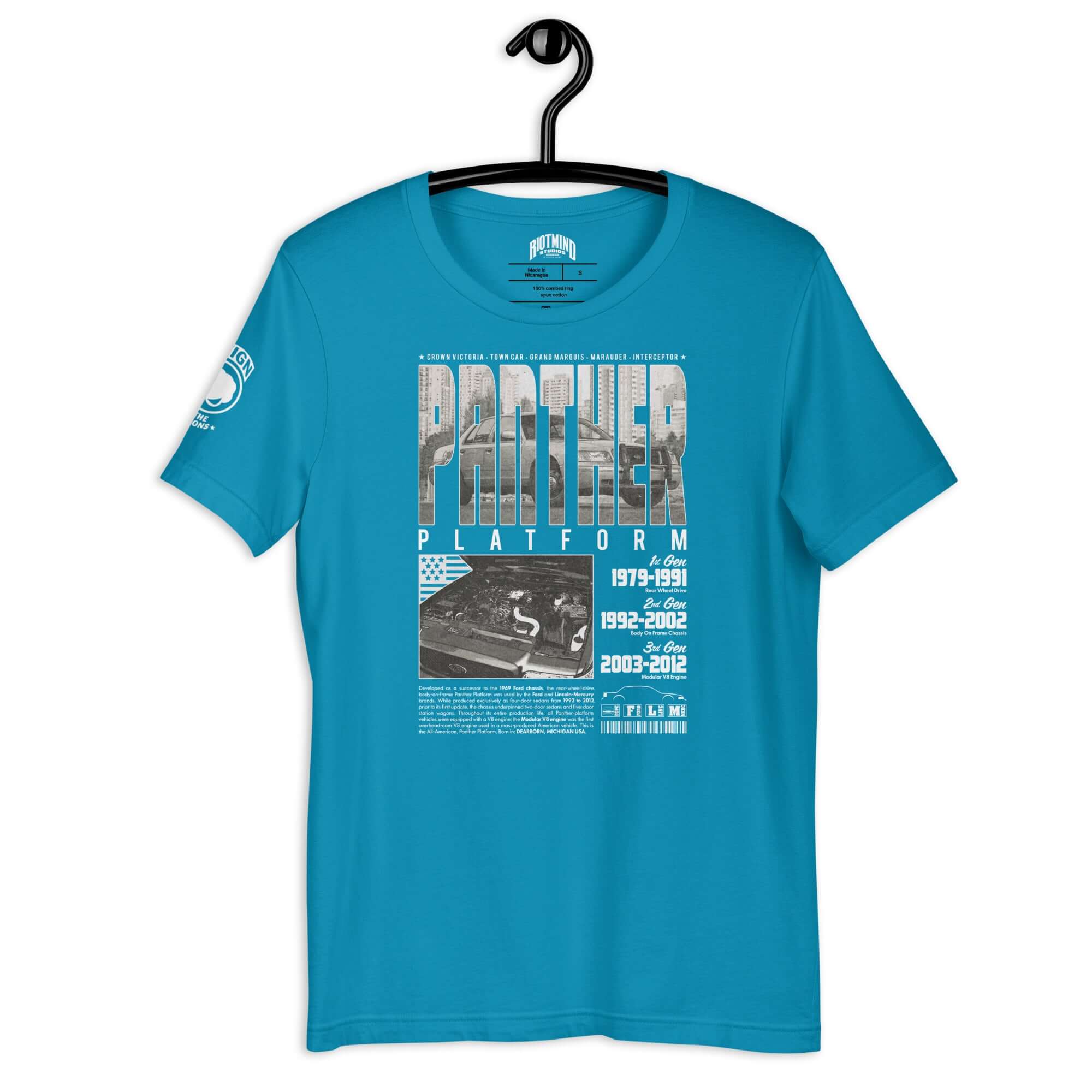 Panther Platform History Unisex t-shirt