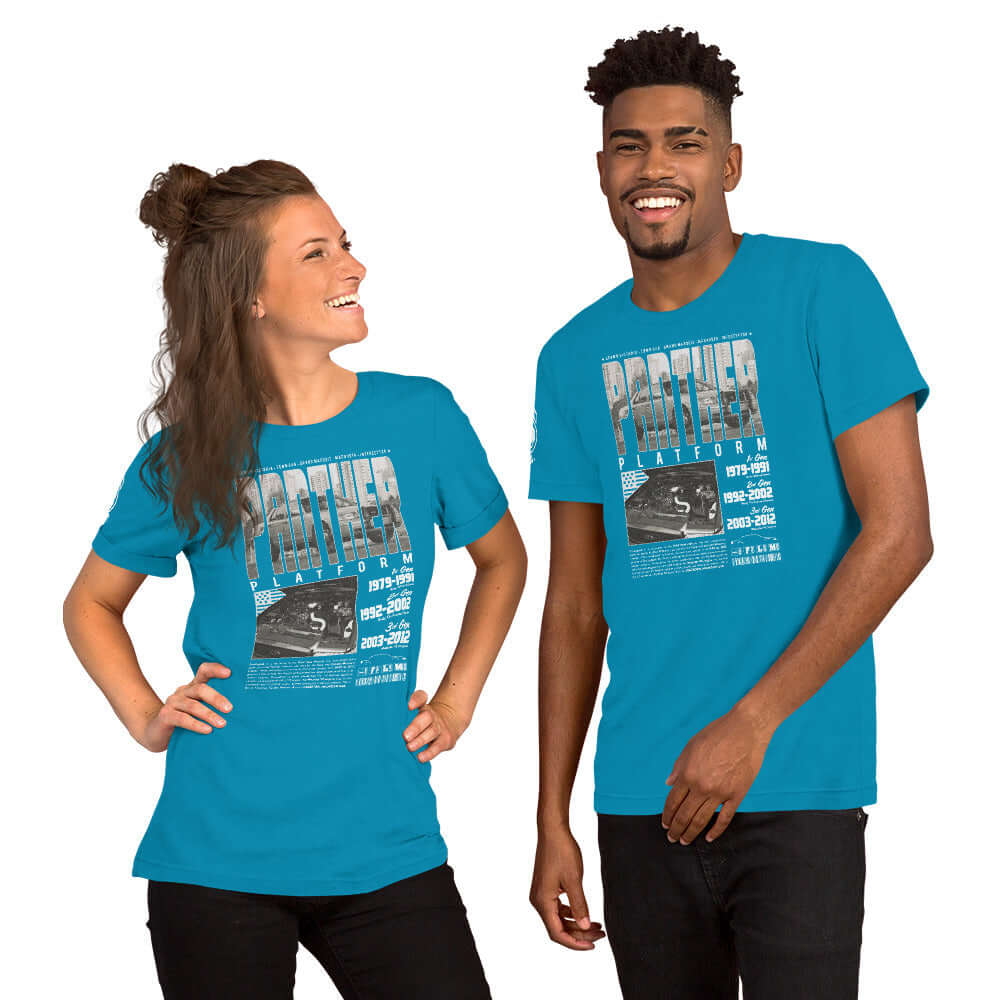 Panther Platform History Unisex t-shirt