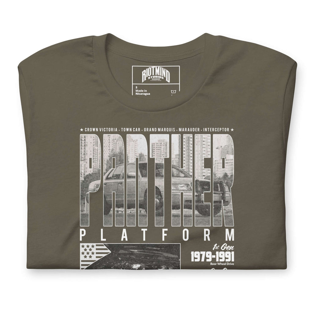 Panther Platform History Unisex t-shirt