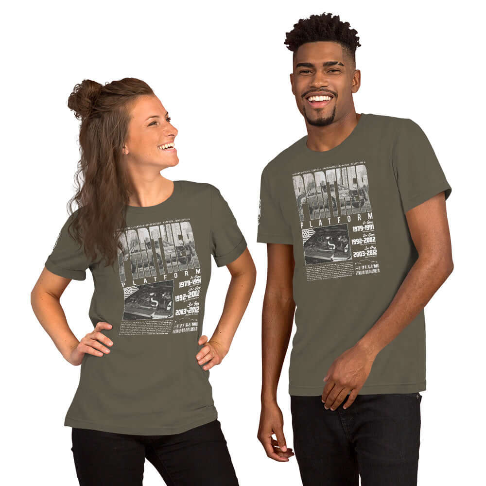 Panther Platform History Unisex t-shirt