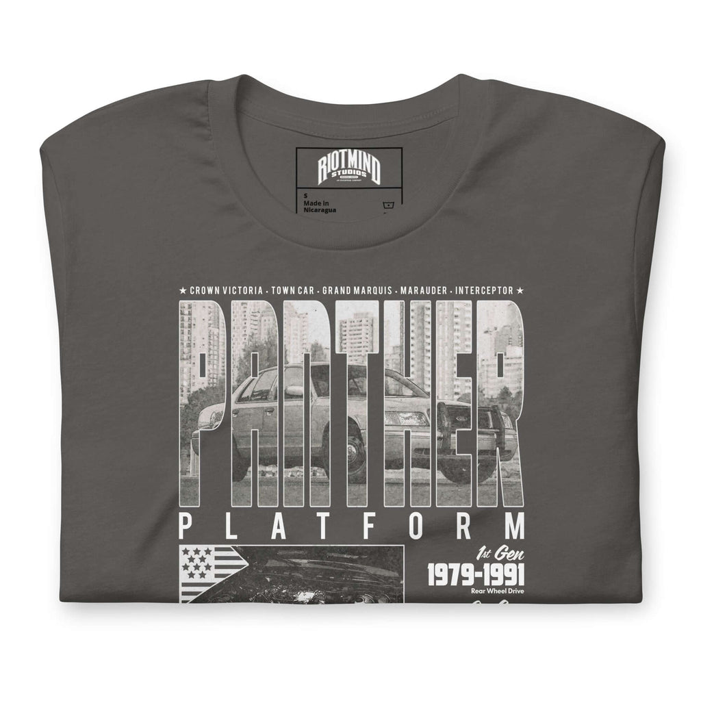 Panther Platform History Unisex t-shirt