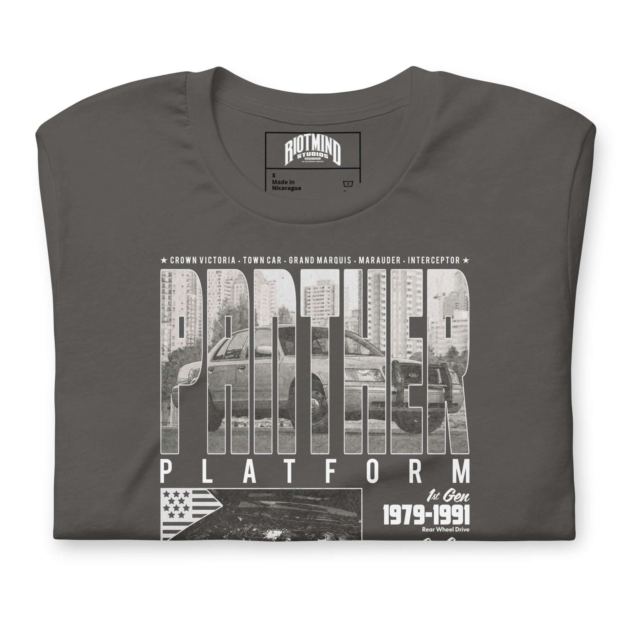 Panther Platform History Unisex t-shirt