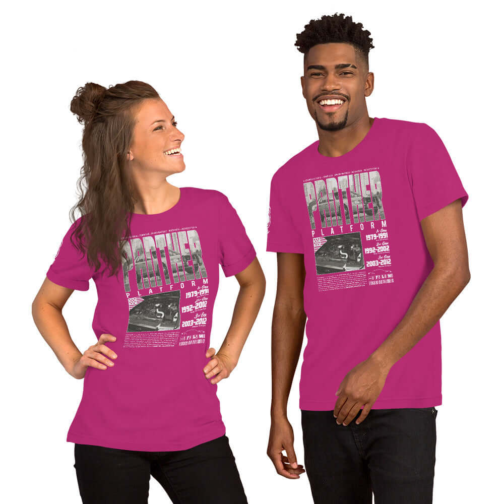 Panther Platform History Unisex t-shirt