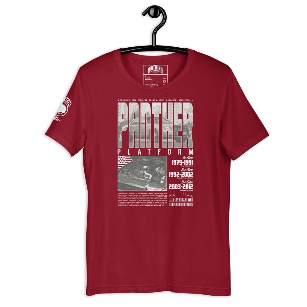 Panther Platform History Unisex t-shirt
