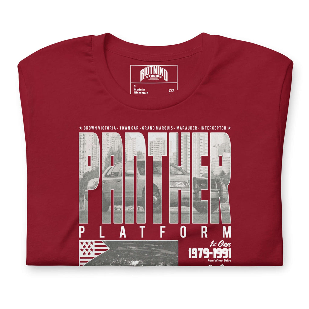 Panther Platform History Unisex t-shirt