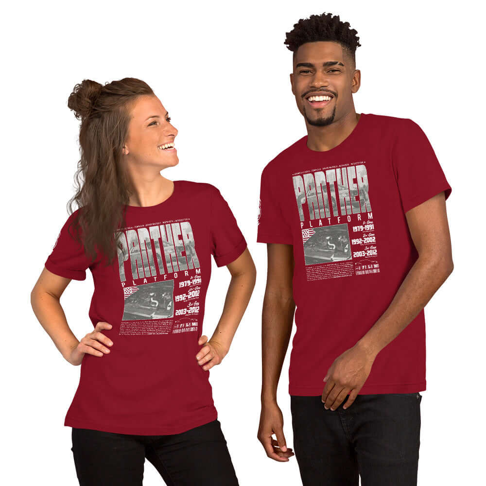 Panther Platform History Unisex t-shirt