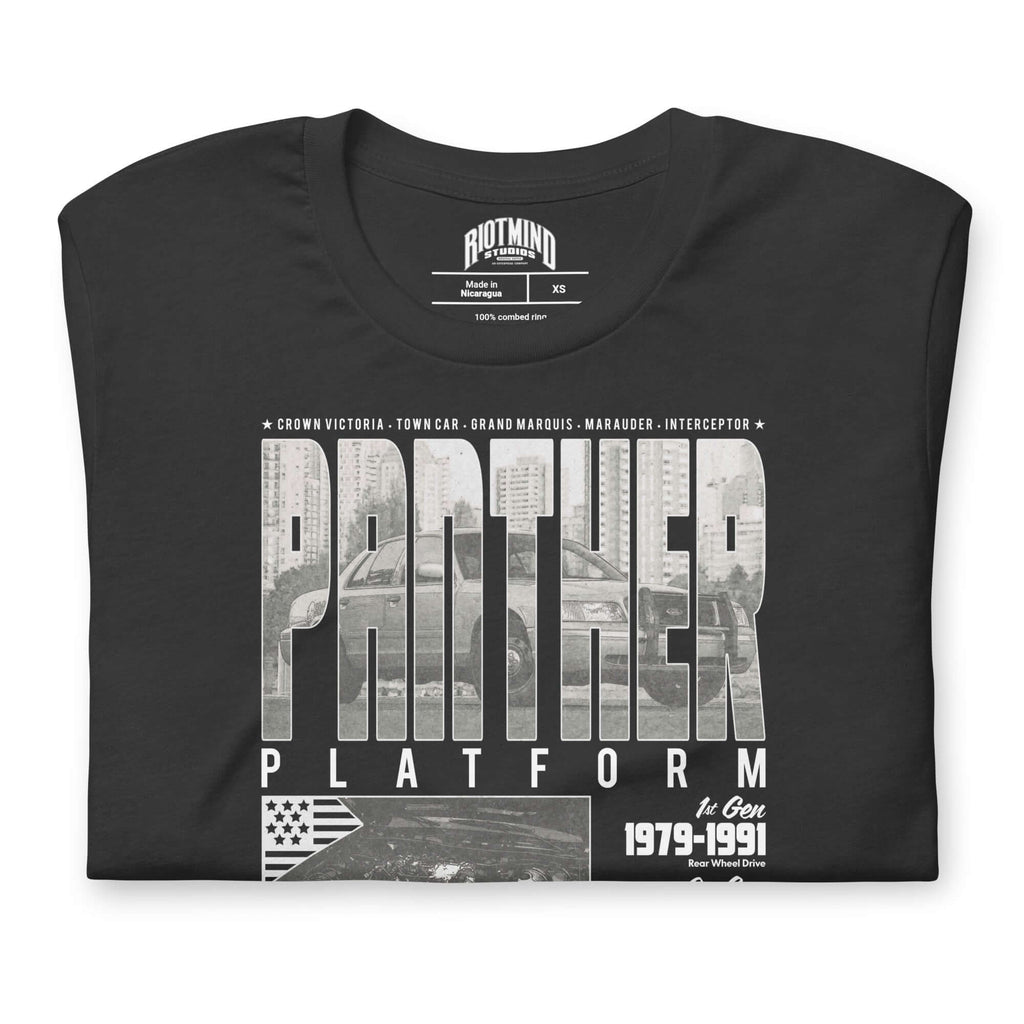 Panther Platform History Unisex t-shirt