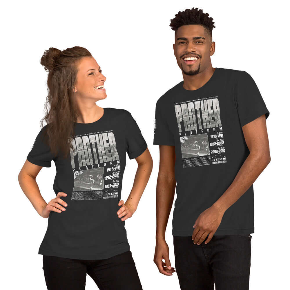 Panther Platform History Unisex t-shirt